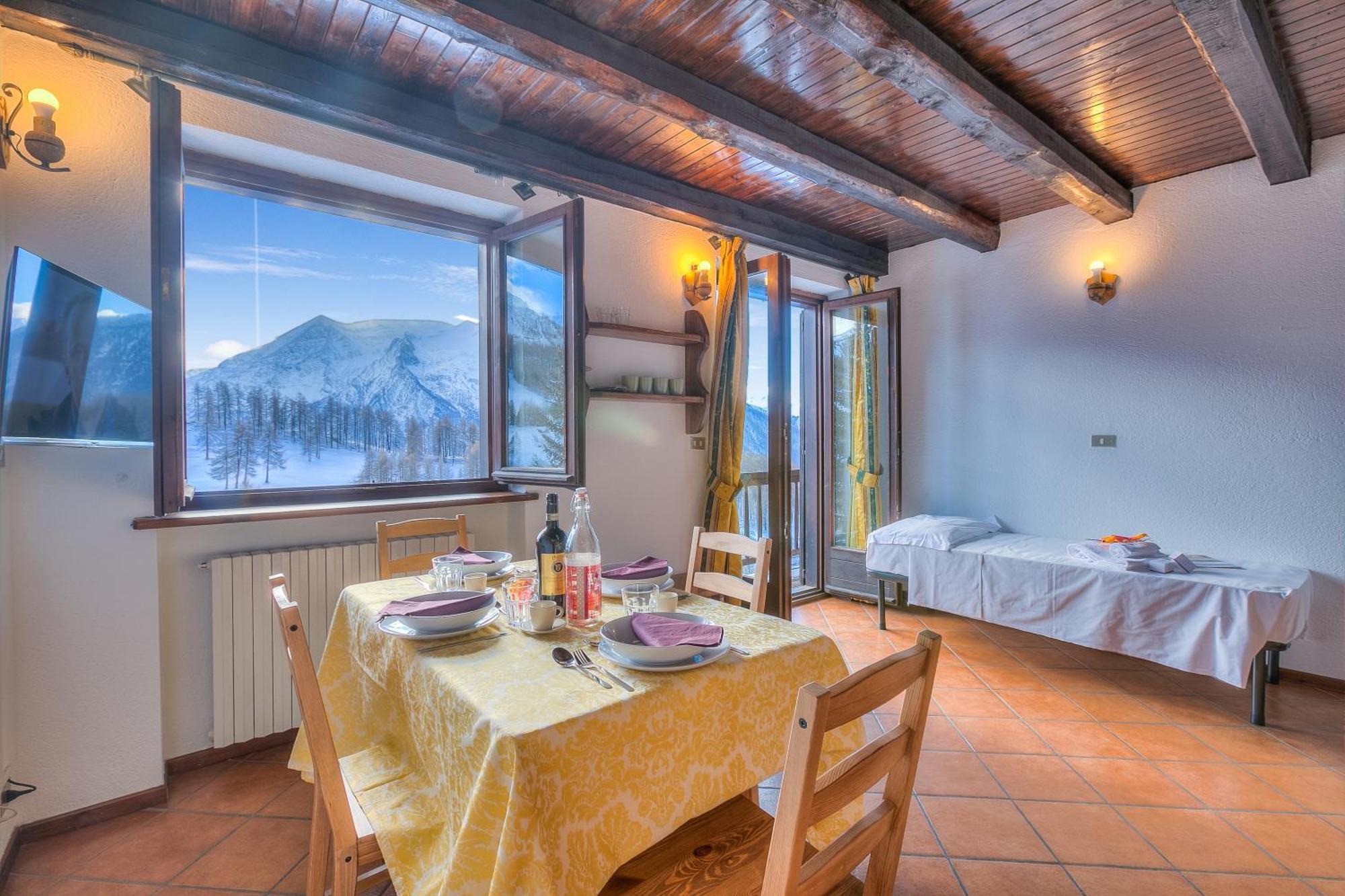 Belvedere Apartments - Happy Rentals Colle Colle Sestriere Exteriör bild