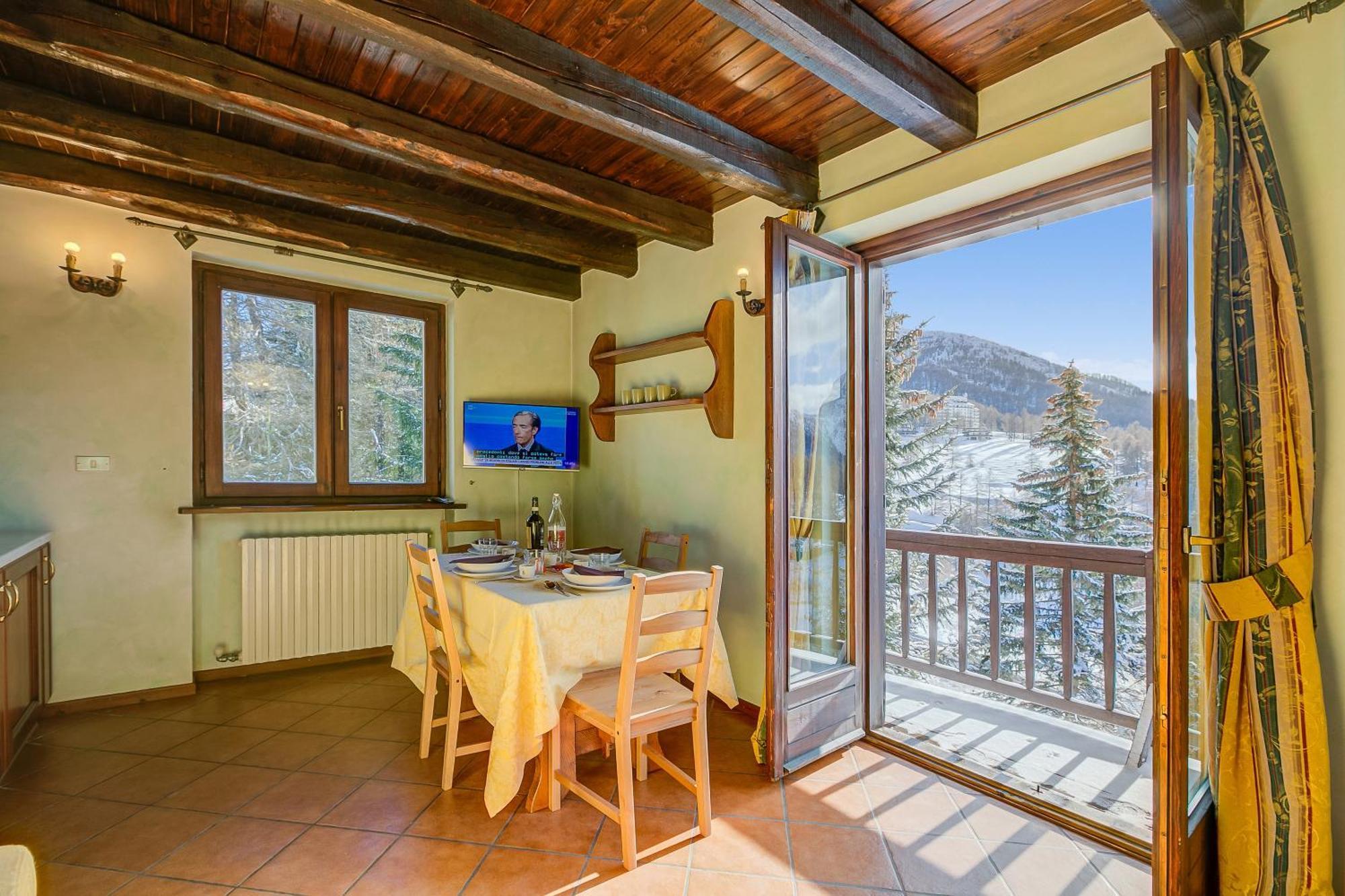 Belvedere Apartments - Happy Rentals Colle Colle Sestriere Exteriör bild